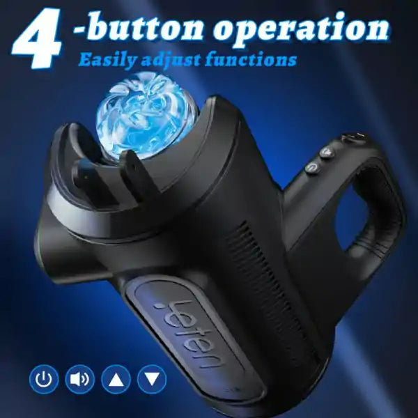 Leten Cannon King: Fully Auto Quickshot Stroker With 10 Modes & Speeds