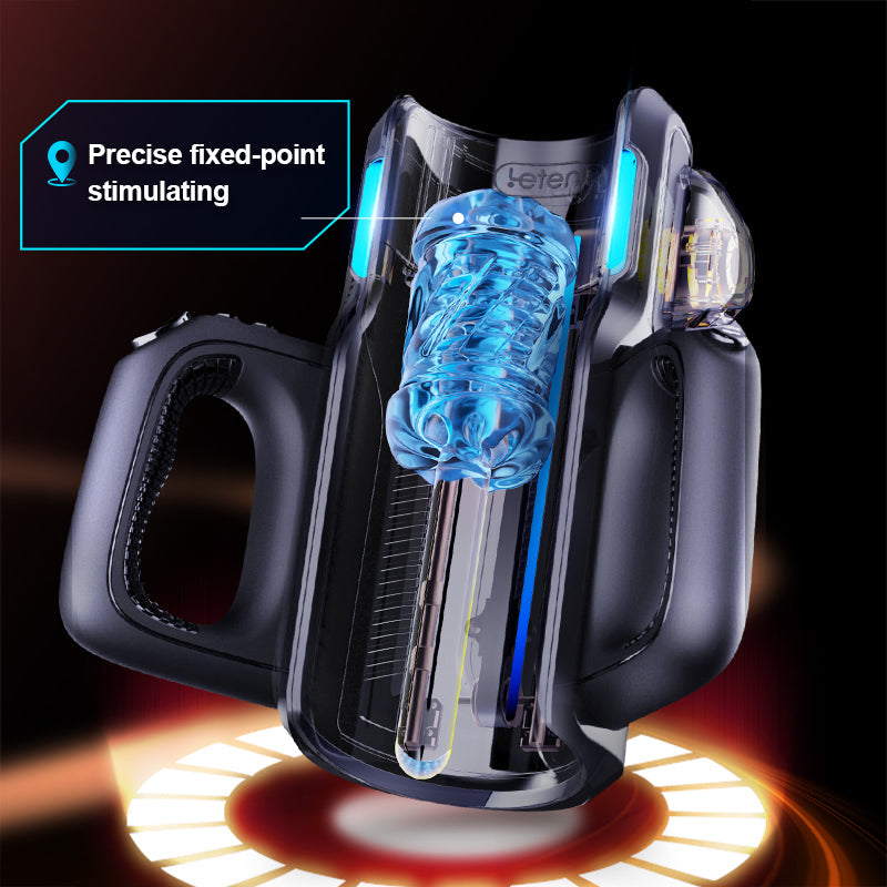 Leten Thrusting-Pro: Fully Auto Stroker with 10 Modes, 10 Speeds & Dual Sleeves