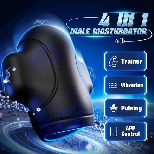 Waterproof Penis Vibrator with App Control for Men
