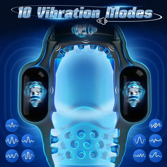 Waterproof Penis Vibrator with App Control for Men