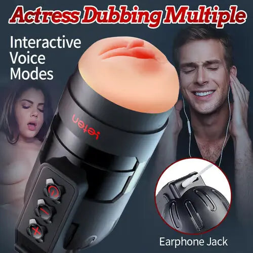 APP Control Vibrating Stroker 10 Vibration Modes