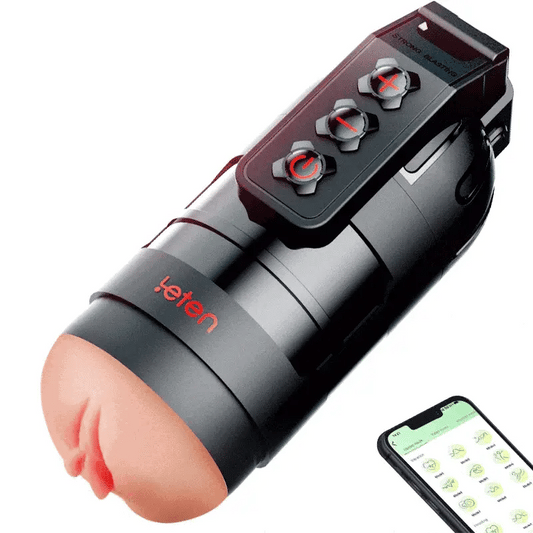 Leten 10 Vibrating Masturbator and Pussy Pockets 2 in 1 APP Control