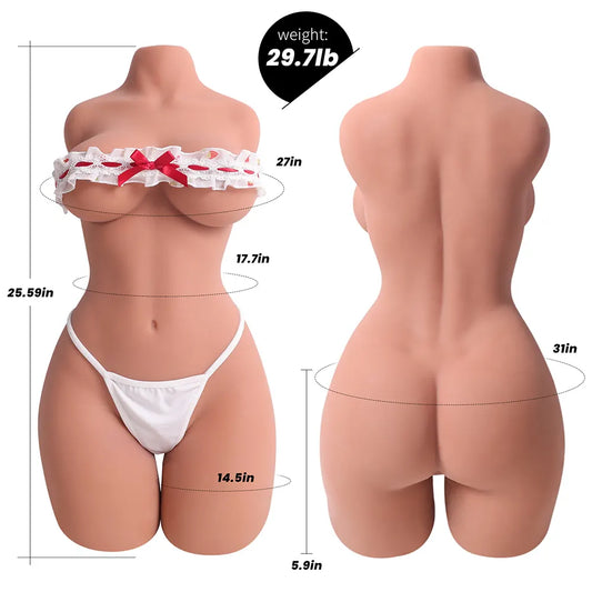 Adna-29.76LB Lifelike Large Female Sex Torso