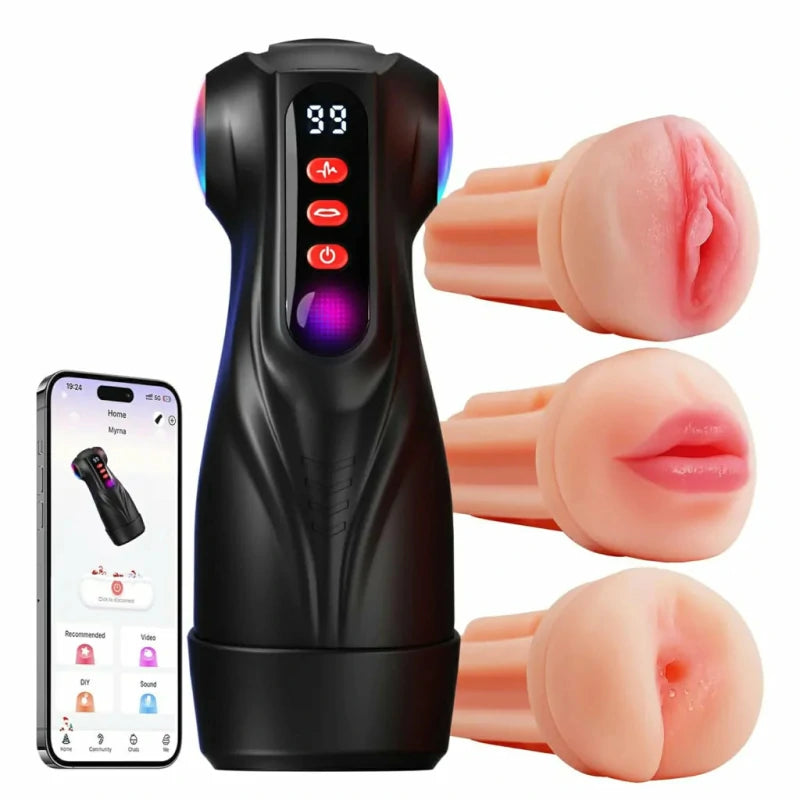 Best Oral Sex Simulator 9 Suction & Vibration 3 Sleeves