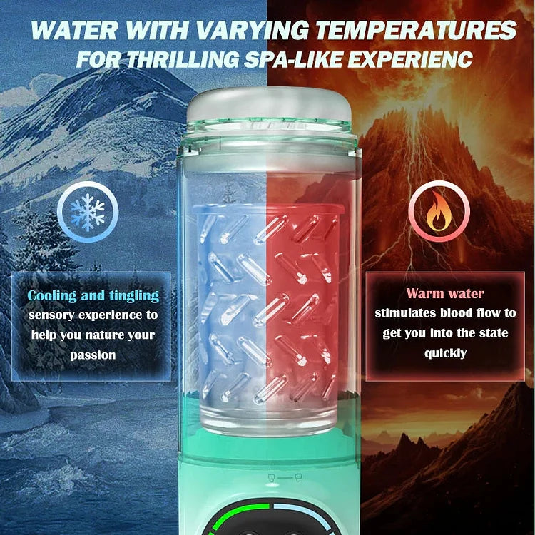 Automatic Tongue Licking & Suction Masturbator – Waterproof Oral Simulator