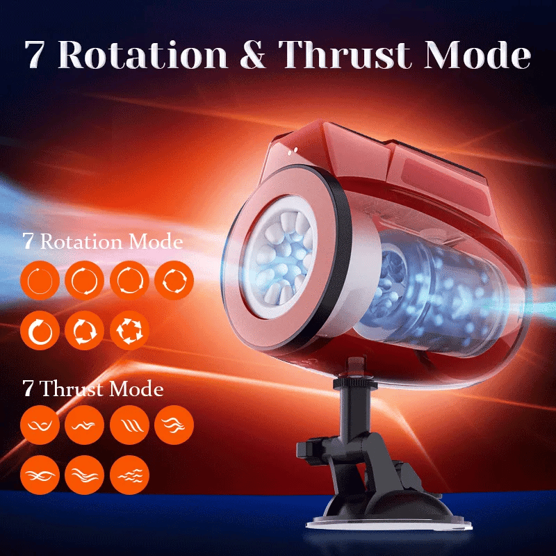 Waterproof Thrusting Masturbator 7 Rotating & Thrusting