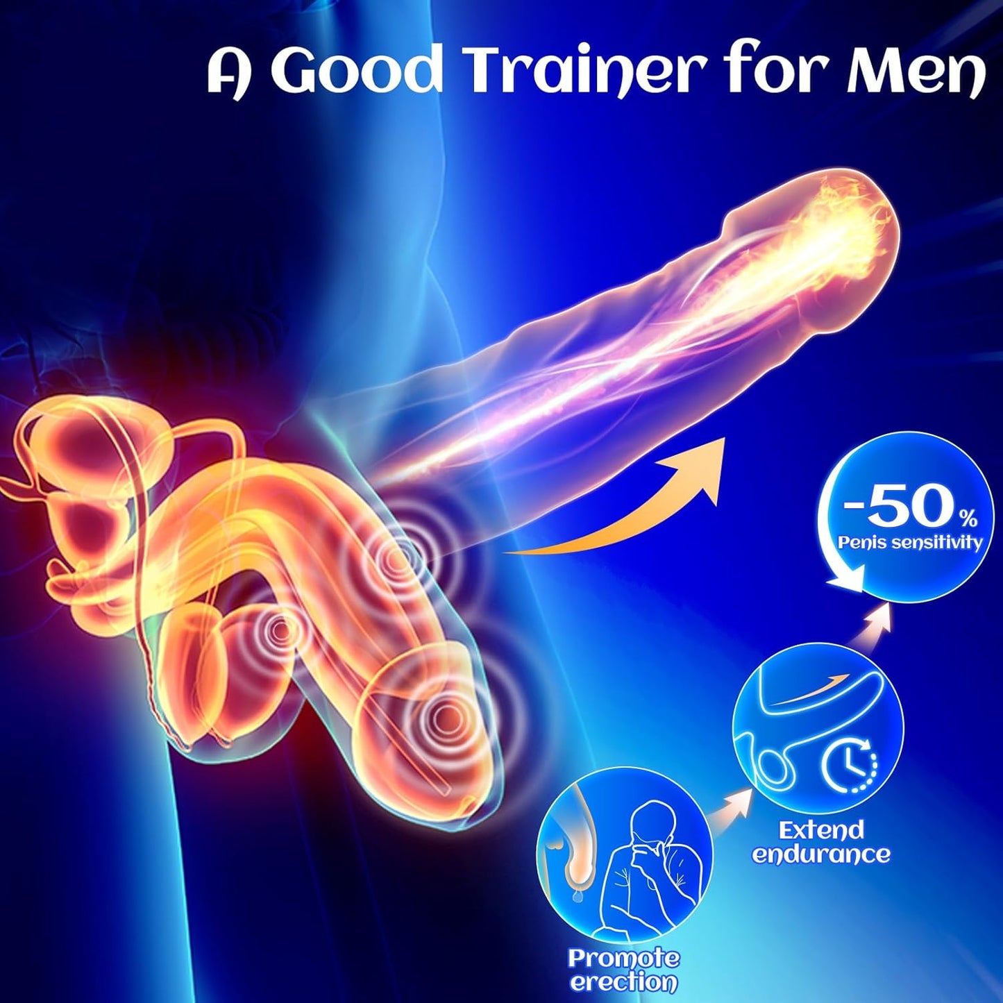 Octopus Male Vibrator With 10 Vibrating Modes