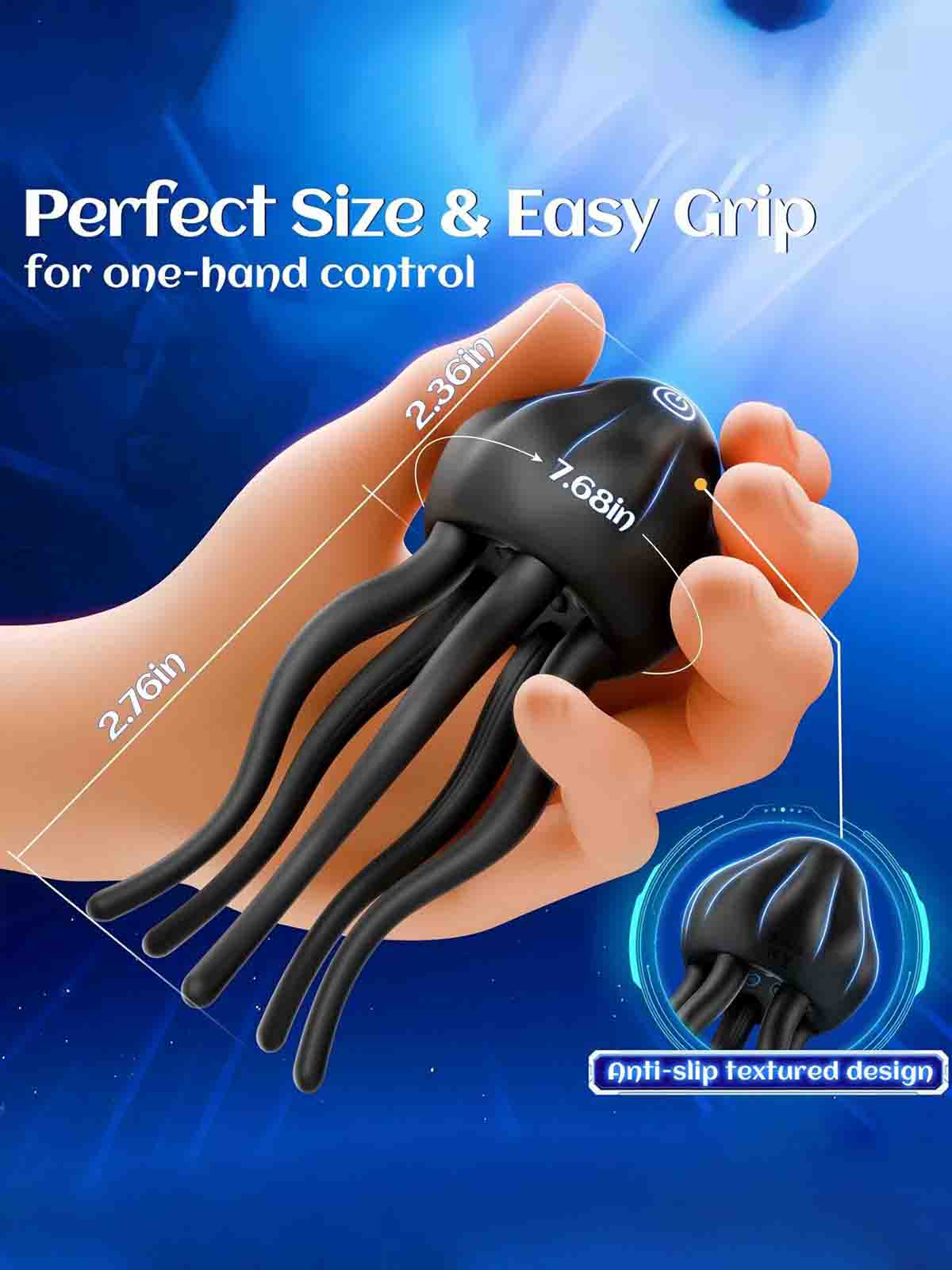 Octopus Male Vibrator With 10 Vibrating Modes