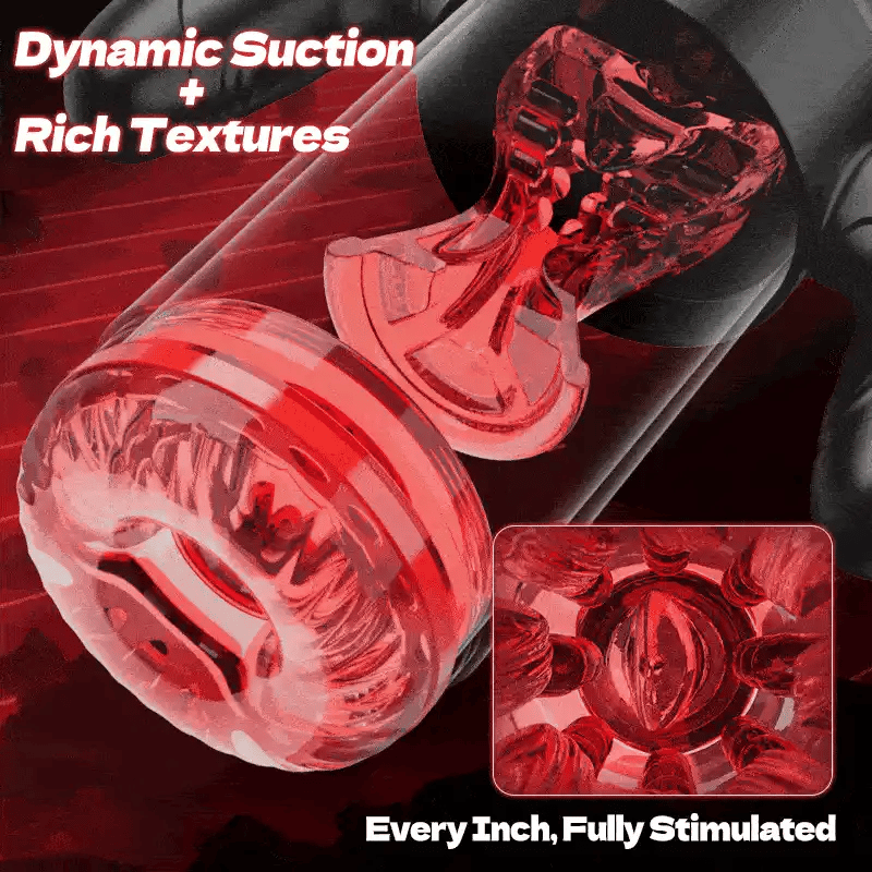 Best Large Penis Thrusting Masturbator with 9 Thrusting Rotating and Suction Modes for Men
