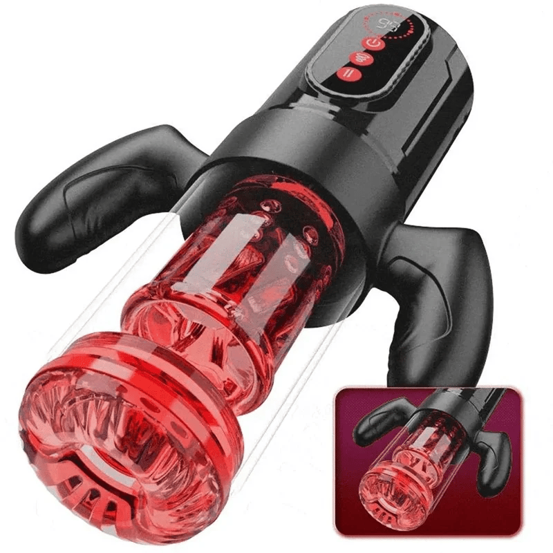 Best Large Penis Thrusting Masturbator with 9 Thrusting Rotating and Suction Modes for Men