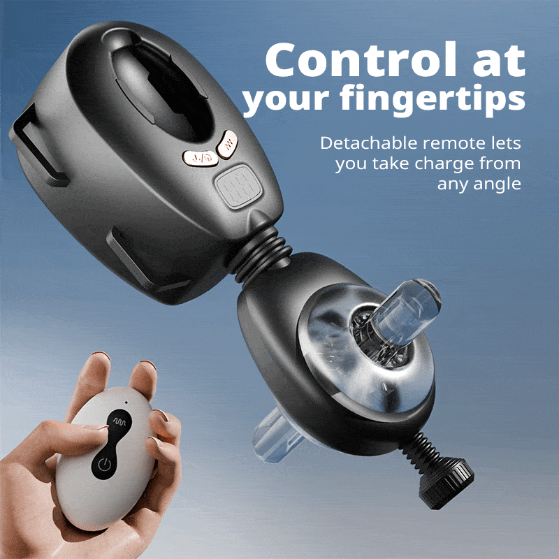 Wearable top male masturbators with 9 Vibration & Thrust Modes