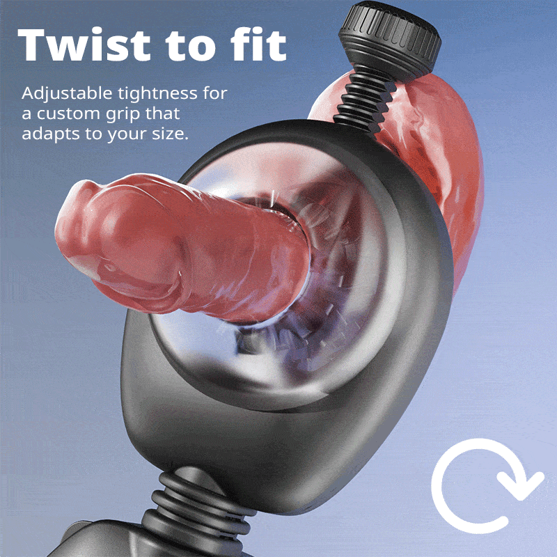 Wearable top male masturbators with 9 Vibration & Thrust Modes
