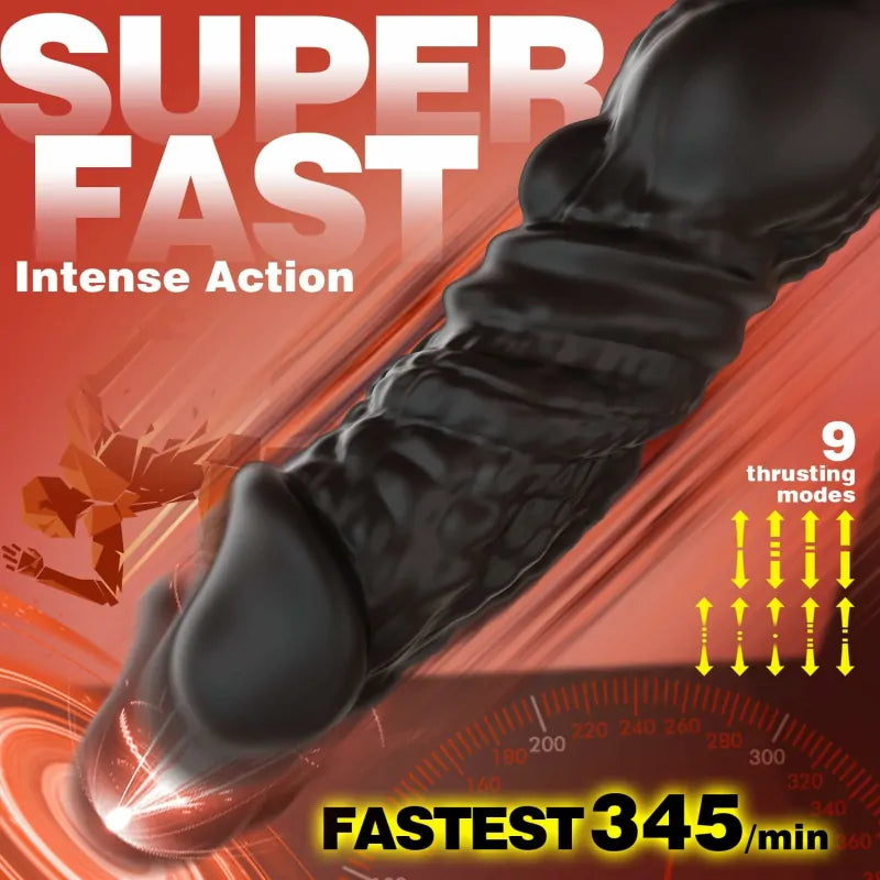 Intelligent Heating & Thrusting Prostate Toy with Dual Motors