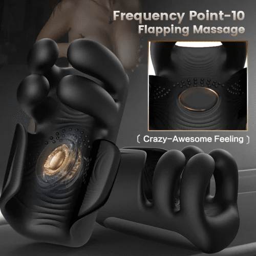 Automatic 10 Finger Pinchin & Tapping for Massage Therapy Male Vibratore