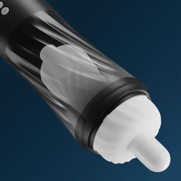 Powerful thrust male masturbator twisting thrusting vibrating