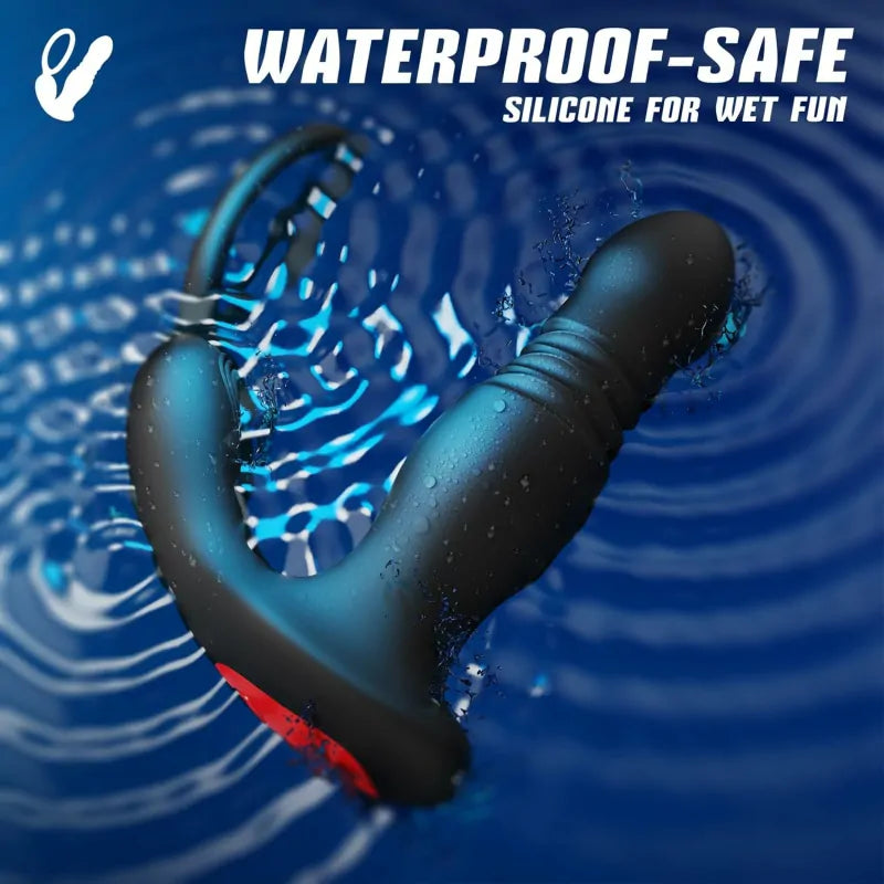 Waterproof Telescopic Prostate Massager for Targeted G-Spot Relief