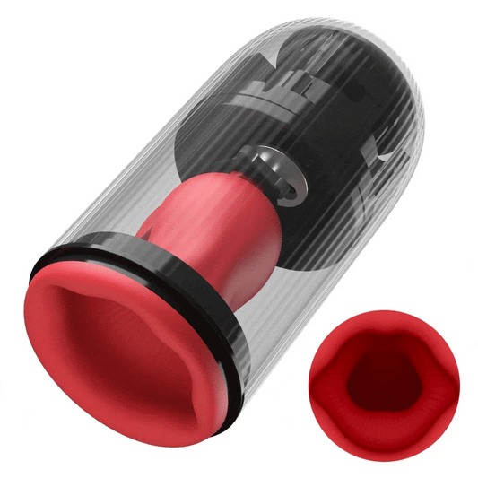Automatic Glans Stimulator with 10 Vibration & 3 Rotation & 5 Suction