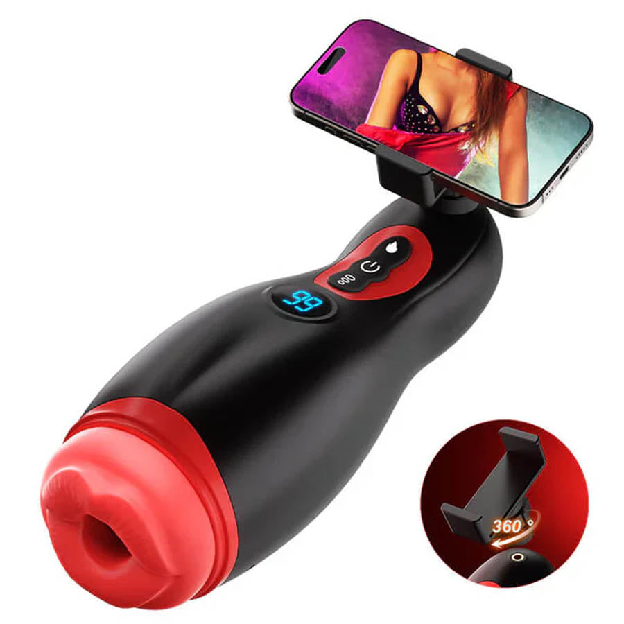 4-in-1 Male Suction Masturbator – 9 Intense Vibration Modes