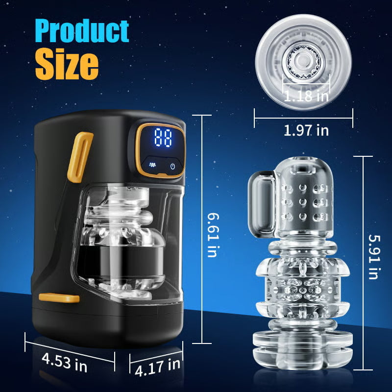 Wearable Hands-Free Stroker with 9 Thrusting & Vibration Modes