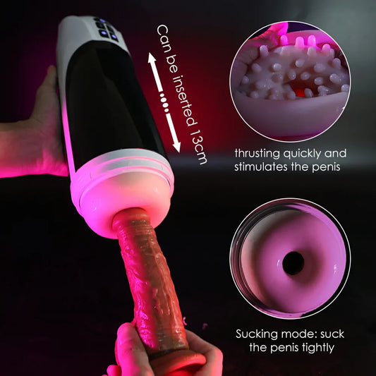 Automatic Stroker for Large Size with 7 Thrust & Suction Modes