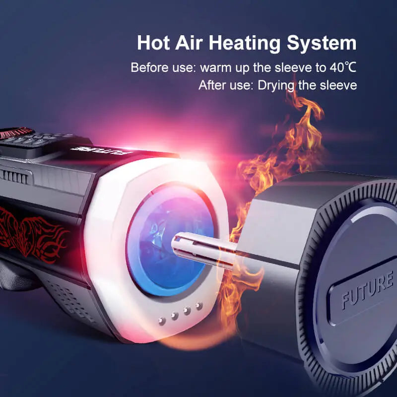 Leten Future Pro Totem Version: Luxury Heated Stroker with 10 Thrusting Modes & Airbag Grip