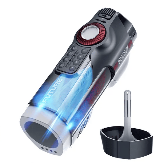 Luxury Heated Stroker with 10 Thrusting Modes & Airbag Grip