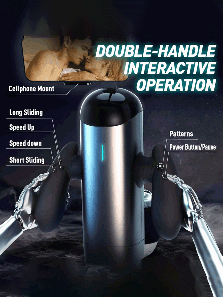 Automatic Stroker with 10 Thrust Modes & Handles