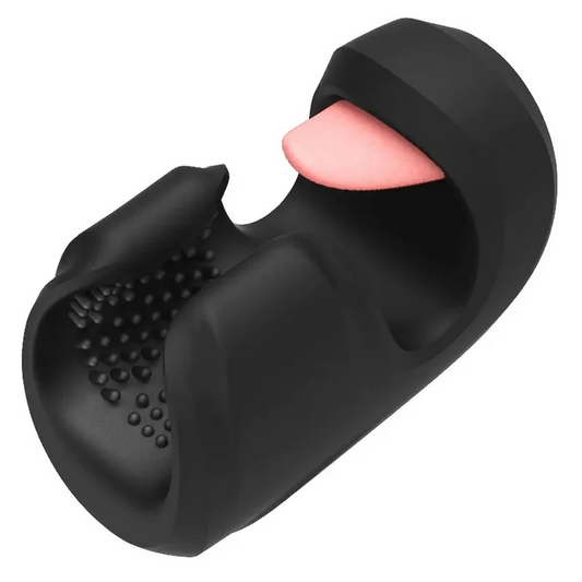 Tongue Lick and Vibration Glans Trainer 10 Modes for Endurance and Pleasure
