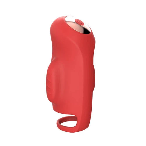 9-mode penis head vibrator tongue licking wearable balls