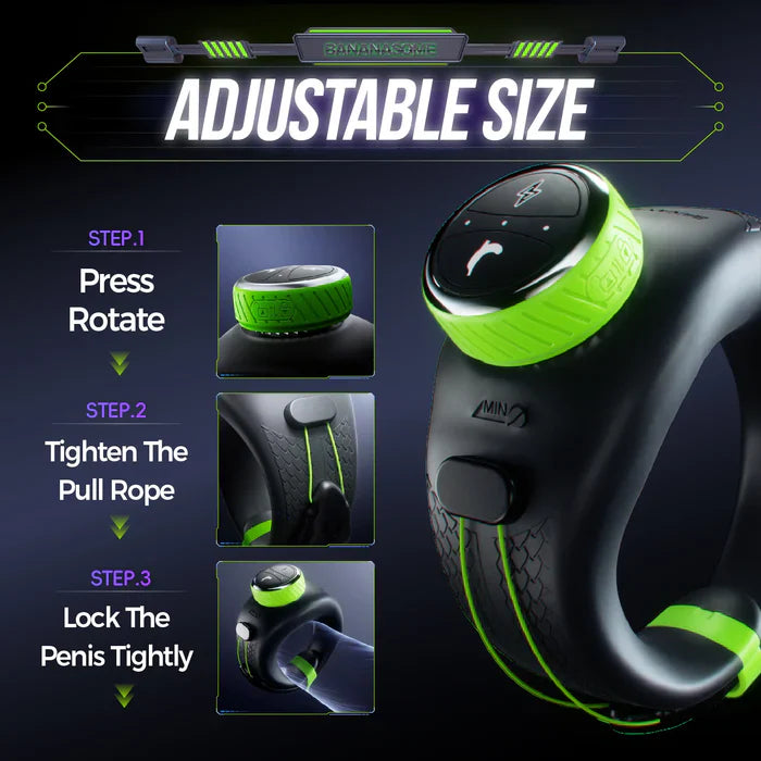 2025 Most Popular Adjustable Vibrating Cock Ring with App Connectivity