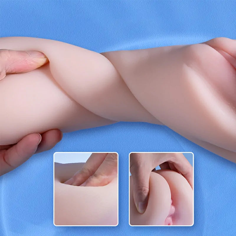 1.9lb Realistic Pocket Pussy for Men Soft Tight Lifelike Male Stroker