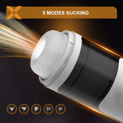 Quiet Male Oral Simulator with Thrusting Vibration Modes Hands-Free