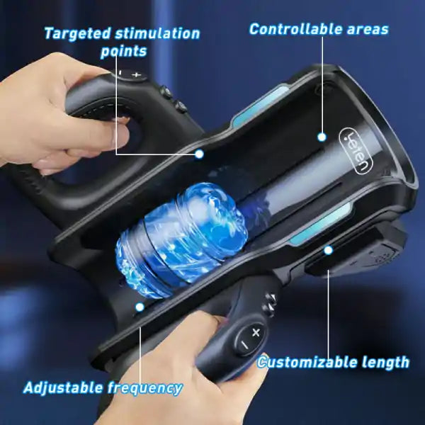 Leten Thrusting-Pro: Fully Auto Stroker with 10 Modes, 10 Speeds & Dual Sleeves