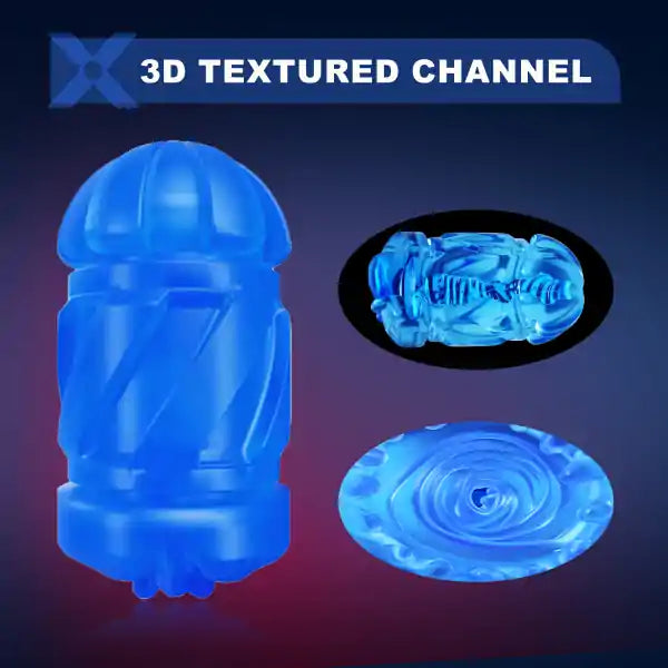 Leten Cannon King Mini: 10-Mode Thrusting Stroker With Realistic Sleeve & 600 Strokes