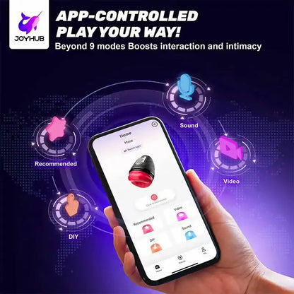 APP Control Heated Vibrating Masturbator 9 Modes