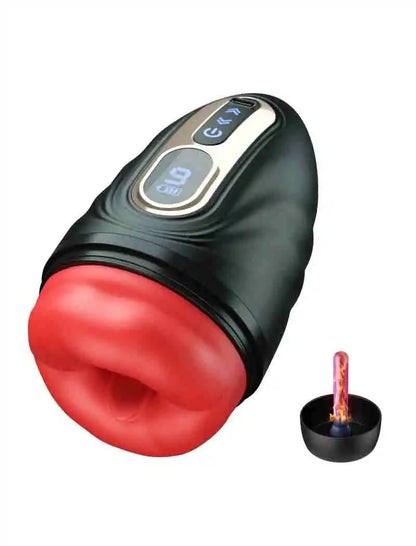 APP Control Heated Vibrating Masturbator 9 Modes
