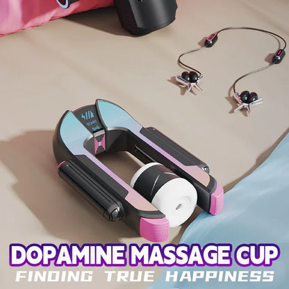 APP Automatic Thrusting Male Masturbator with LED Colorful Lights