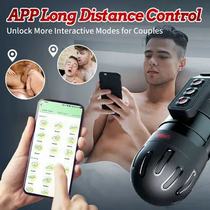 APP Control Vibrating Stroker 10 Vibration Modes