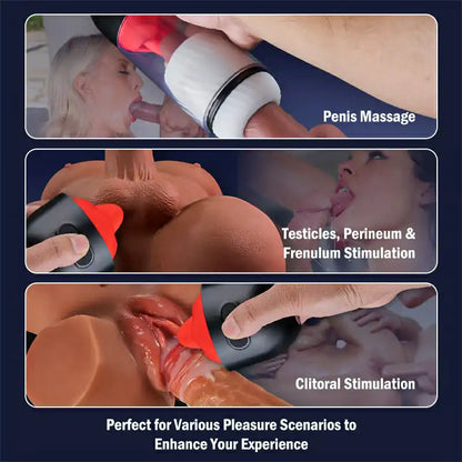 Shower Stroker  APP Controlled 9 Vibration Rotating & Licking