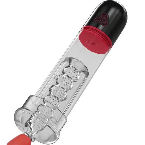 Best Multifunction Vacuum Penis Pump with 3 Suction & 9 Vibration Masturbator