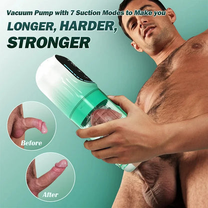 Automatic Tongue Licking & Suction Masturbator – Waterproof Oral Simulator