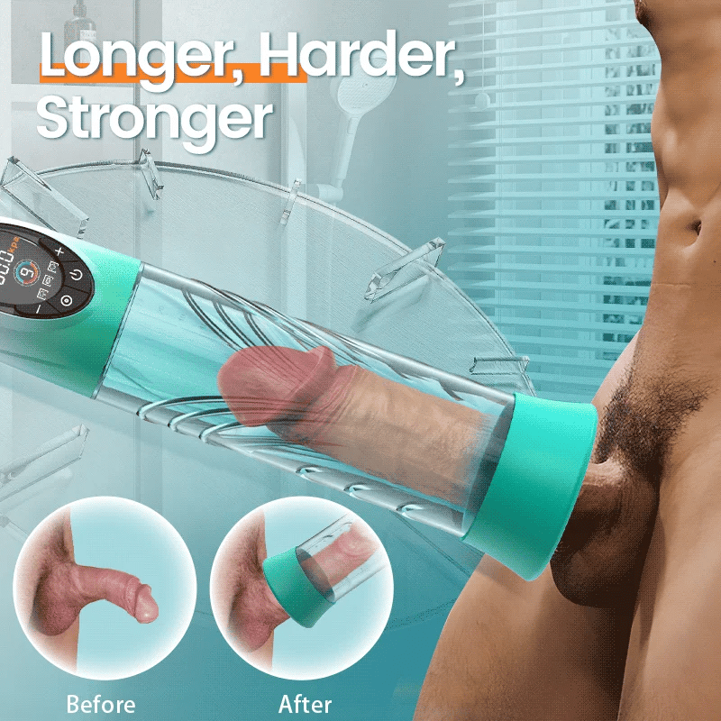 Electric Vacuum Water Penis Pump with 4 Pressure Levels 9 Sucking