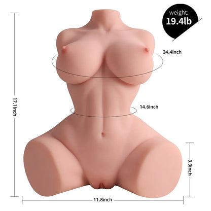 Daisy-19.29LB Gel-filled Breast Female Torso For Men