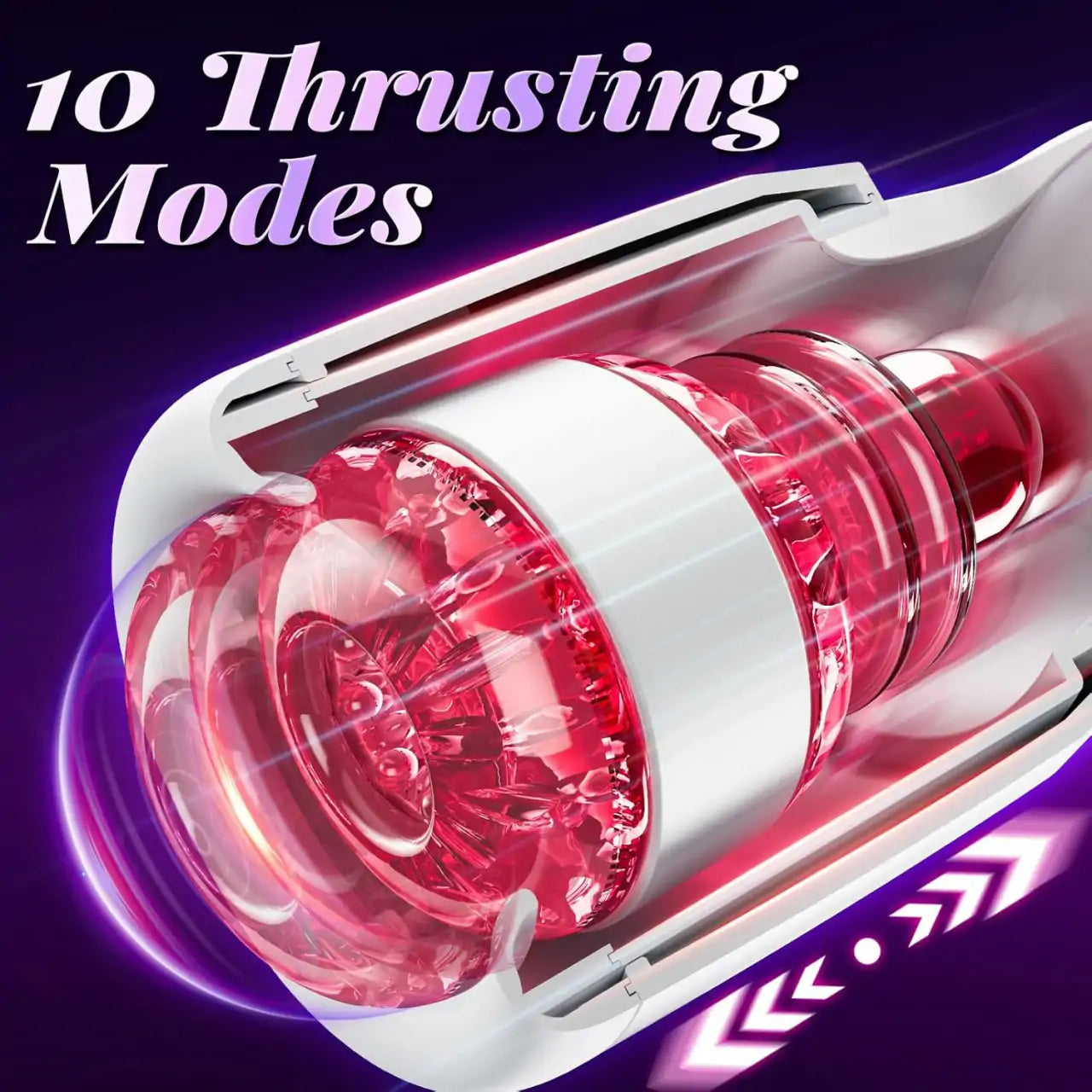 10-Mode Licking & Thrusting Male Vibrator