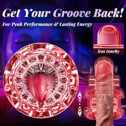 10-Mode Licking & Thrusting Male Vibrator