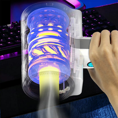 Best Large Penis Male Stroker 5 thrusting & Rotating 7 Vibrating