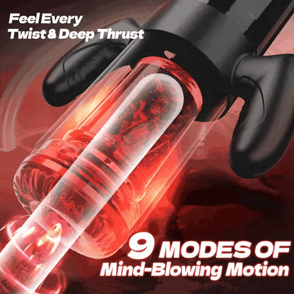 Best Large Penis Thrusting Masturbator with 9 Thrusting Rotating and Suction Modes for Men
