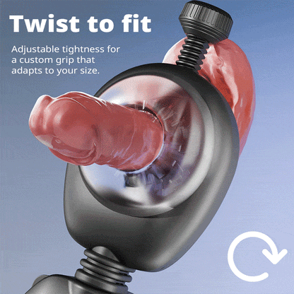 Wearable top male masturbators with 9 Vibration & Thrust Modes