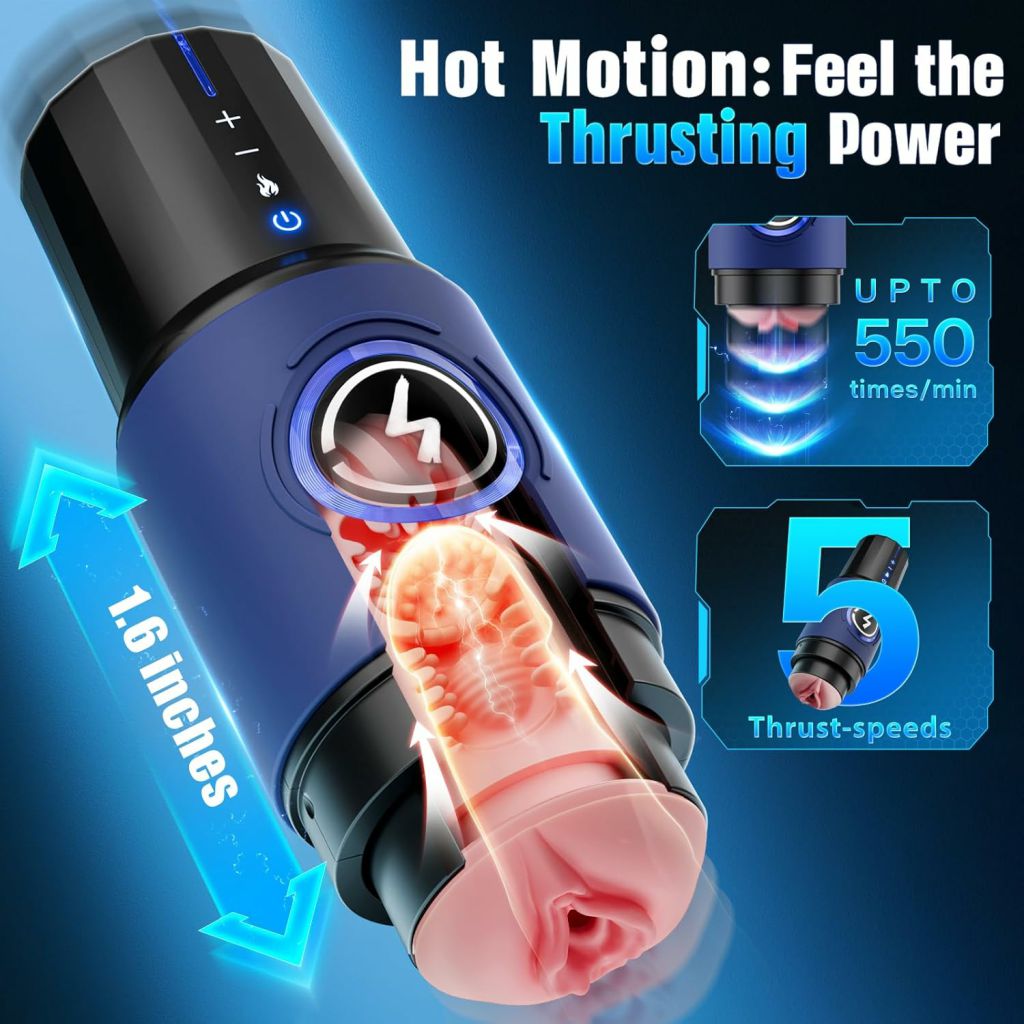 Leten ThundercoreX Thrusting Heated Masturbator – Lifelike Warmth