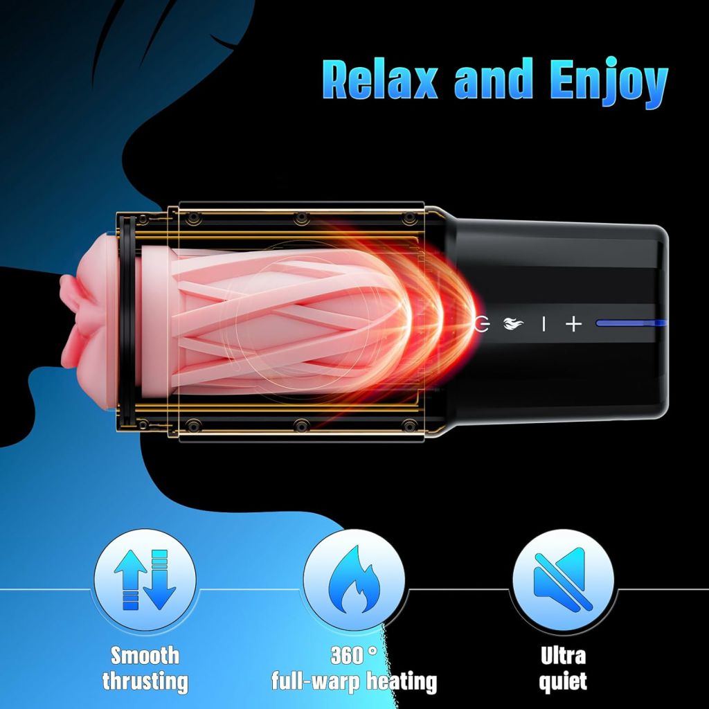 Leten ThundercoreX Thrusting Heated Masturbator – Lifelike Warmth